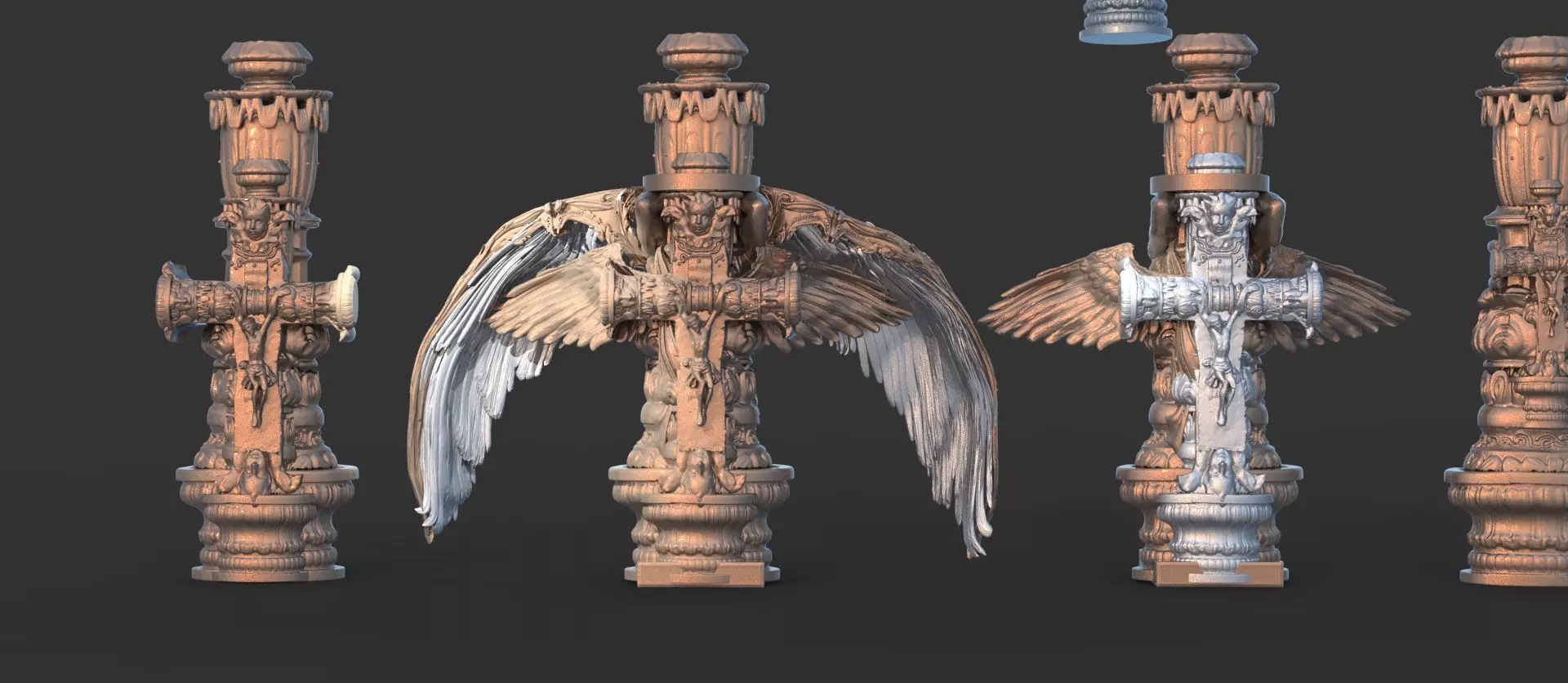 Rome Cross 3 designs 3D model_0