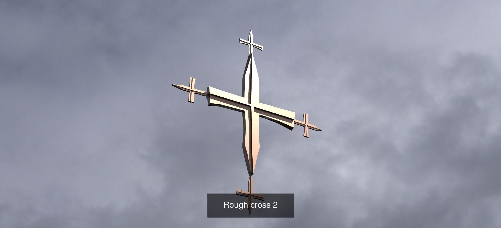 Ornate Cross statue collection _1