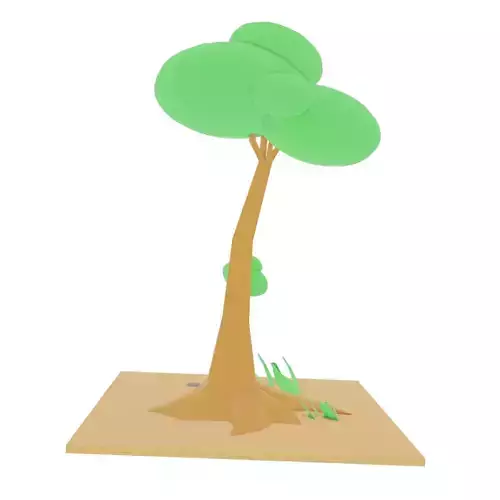 3D LOWPOLY TREE
