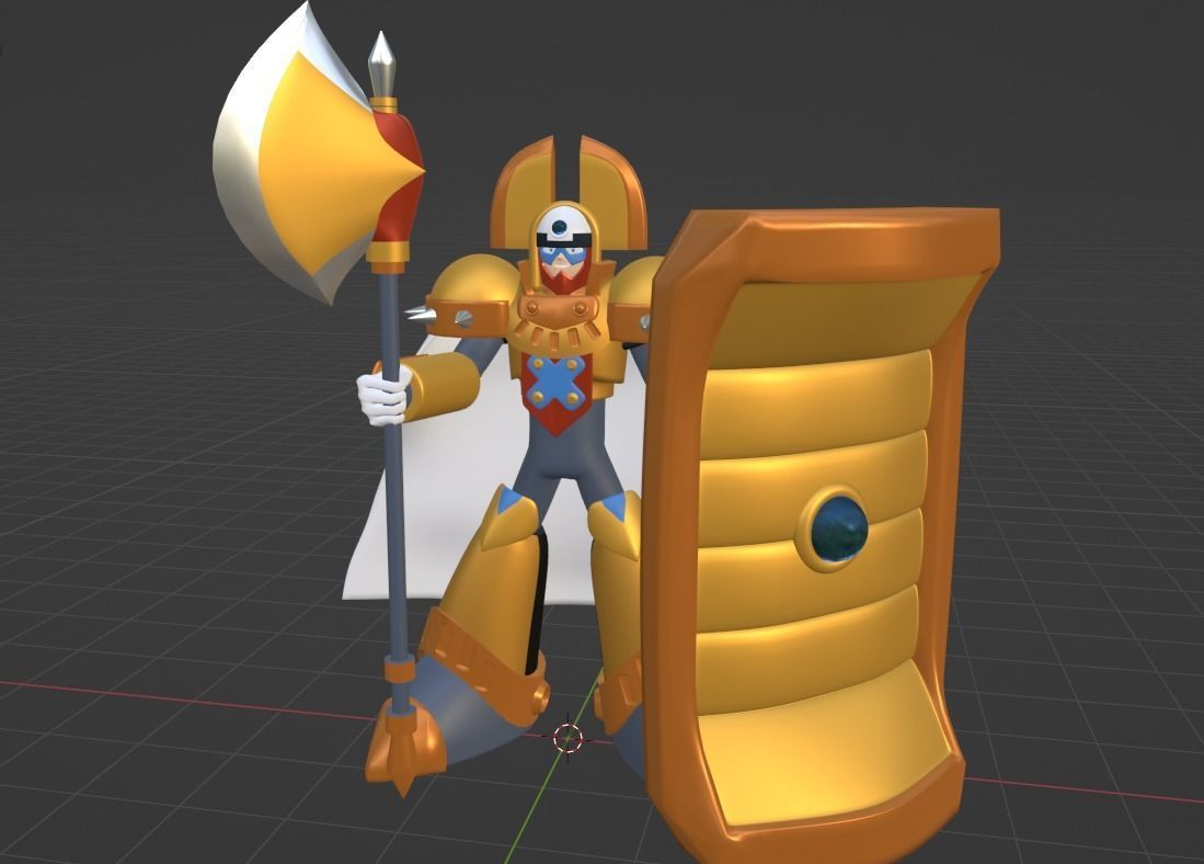 King - Megaman 3D model_4