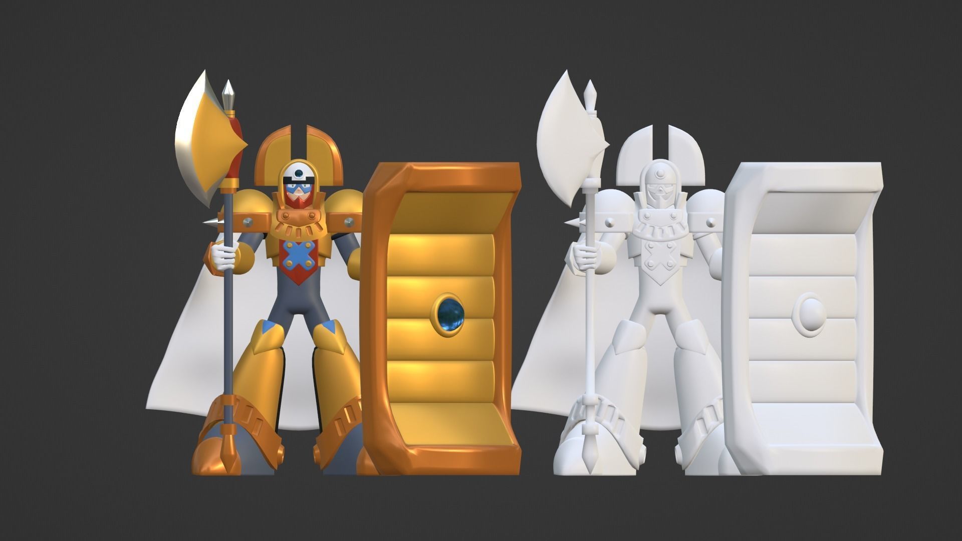 King - Megaman 3D model_15