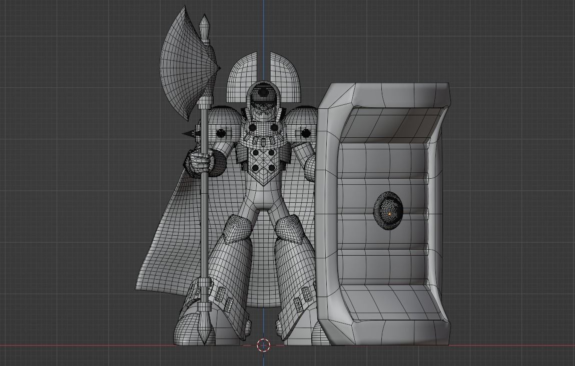 King - Megaman 3D model_9