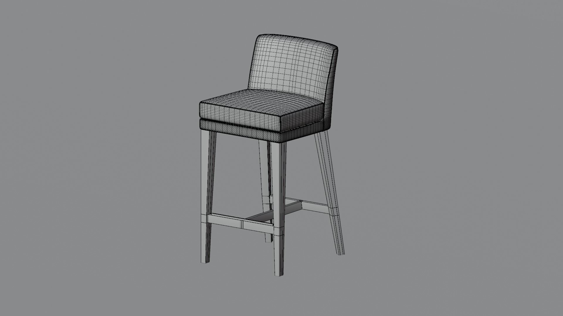 High and low stool Gin II by Artefacto 3D model_1