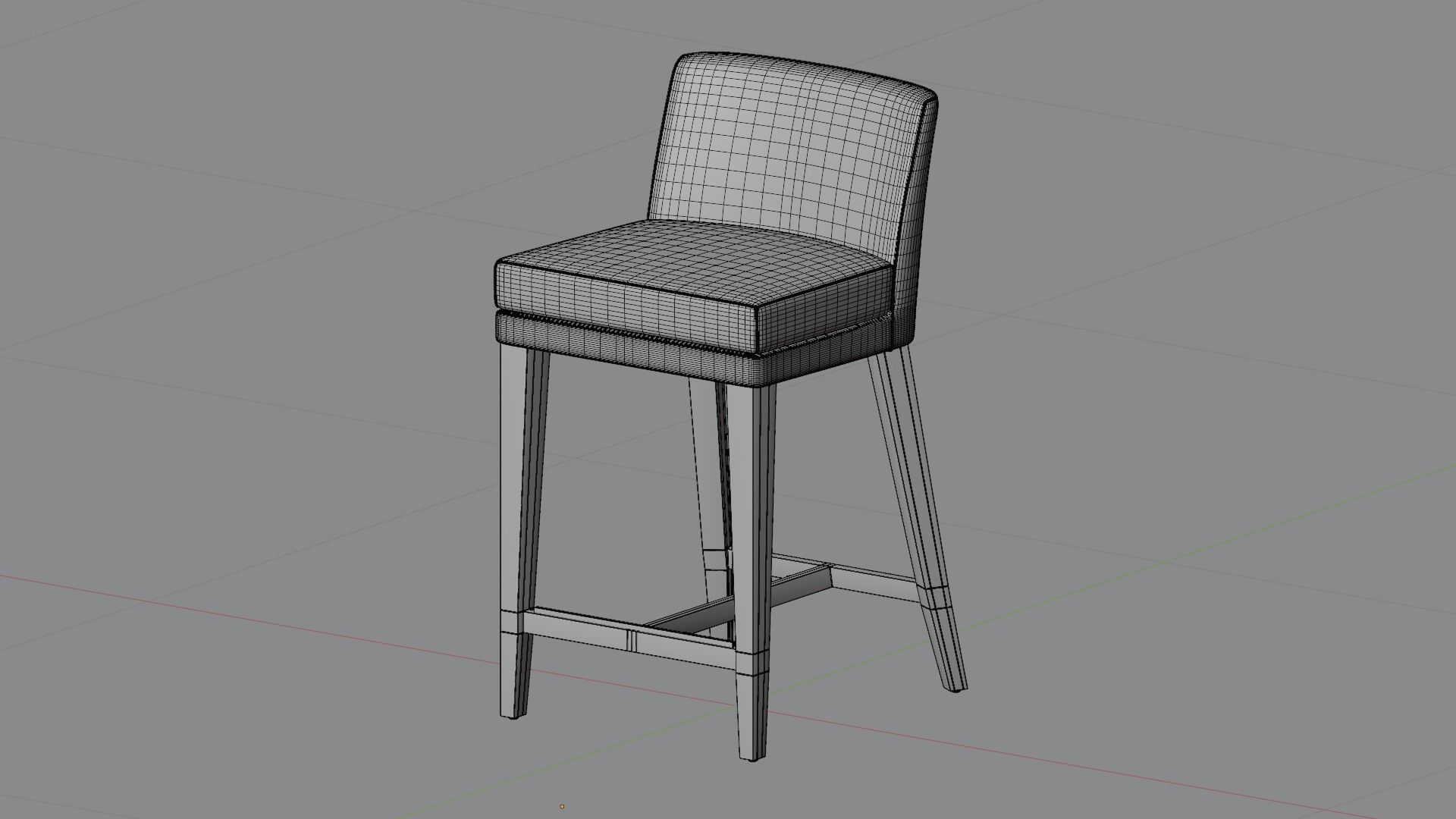 High and low stool Gin II by Artefacto 3D model_3