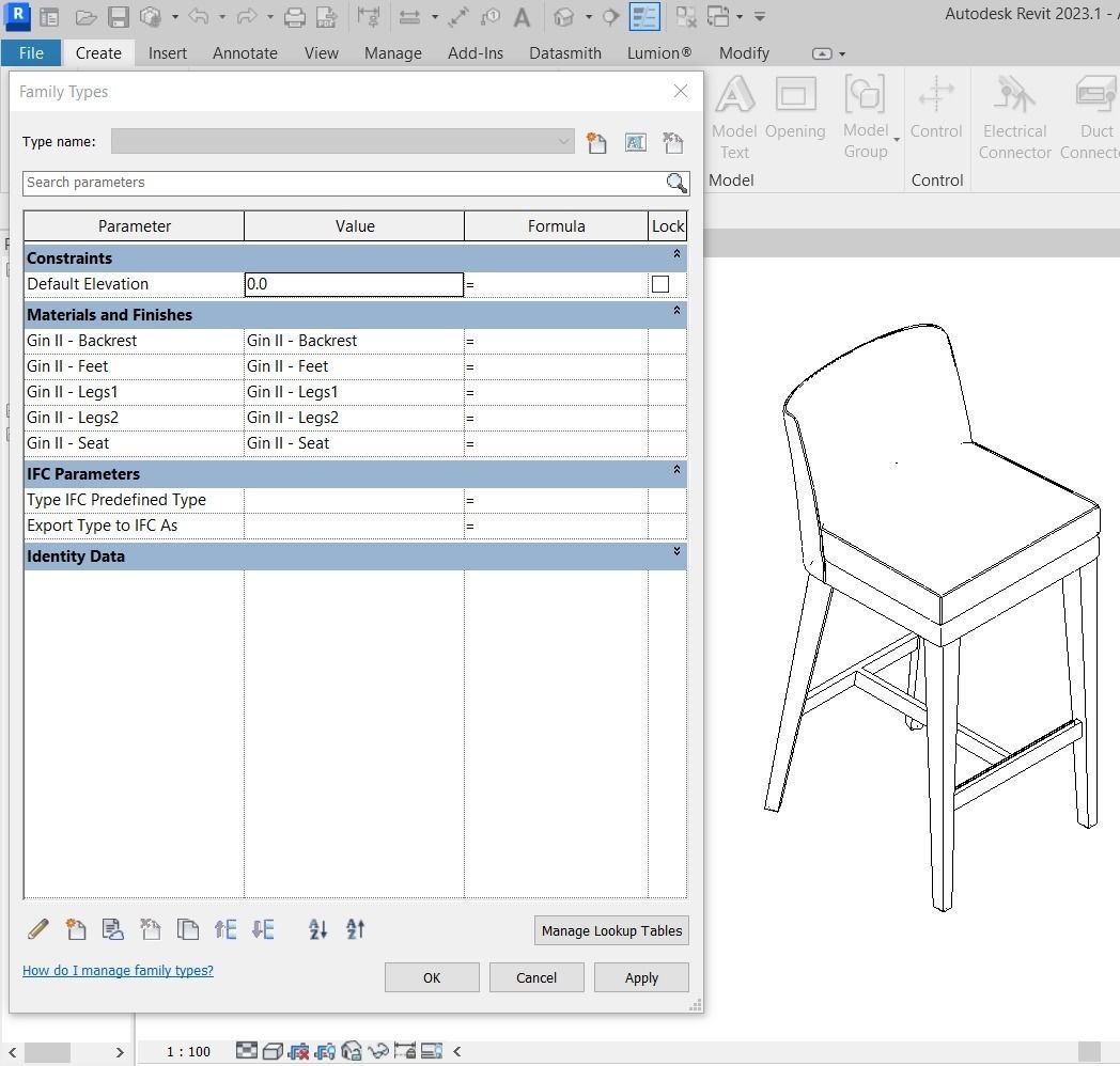 High and low stool Gin II by Artefacto 3D model_10