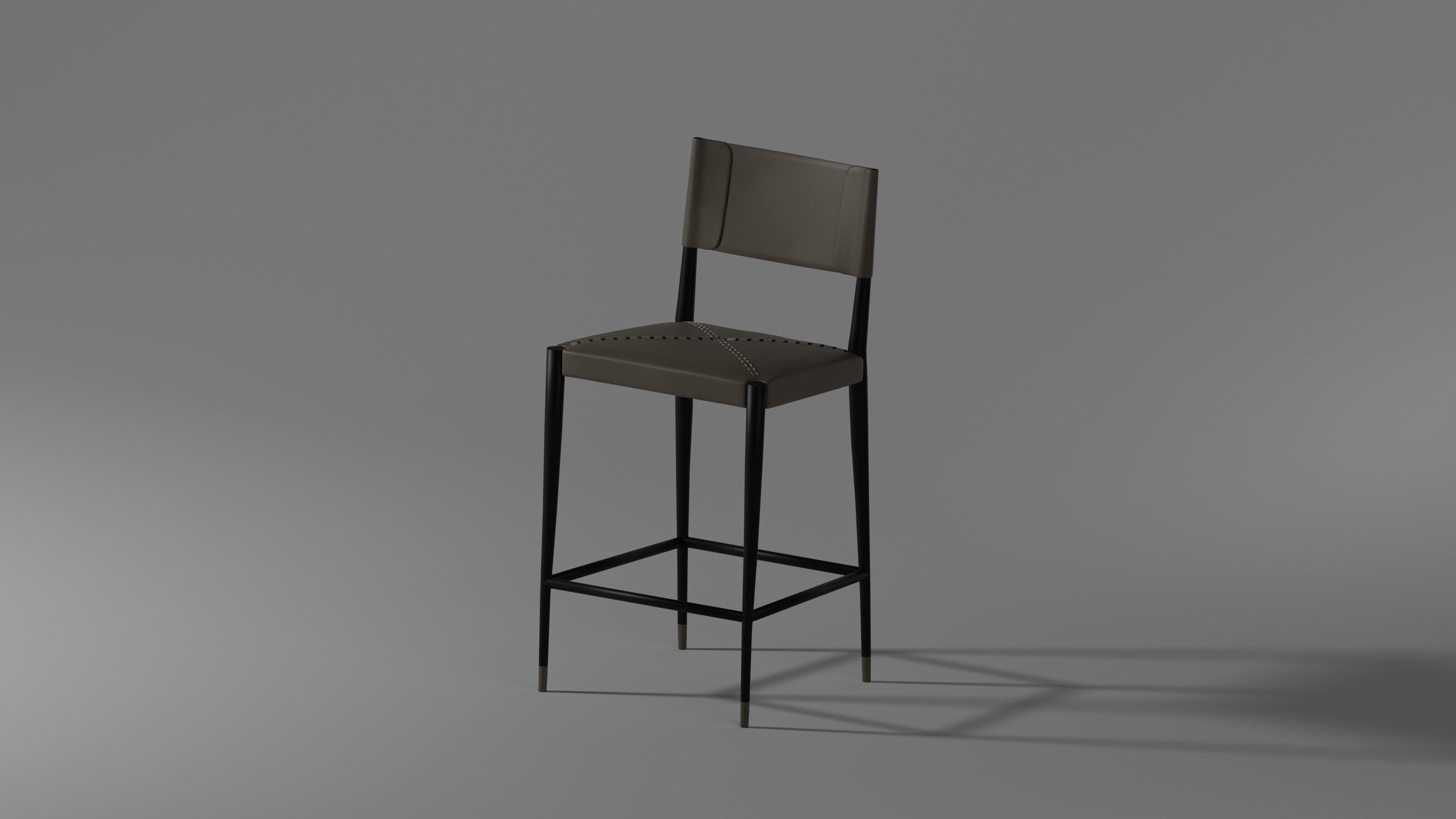High and low stool Hara by Artefacto 3D model_2