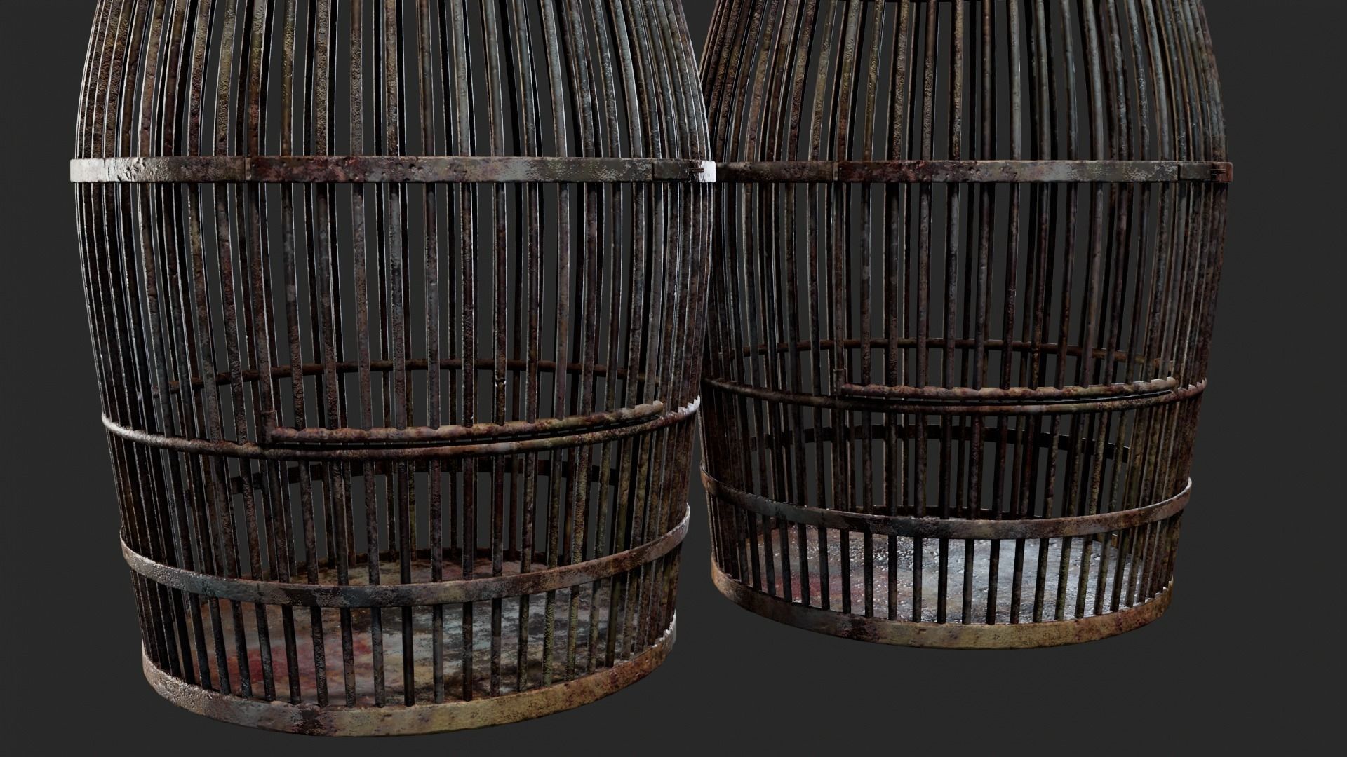 PIRATES - Bird Cage 02 - NANITE Low-poly 3D model_3