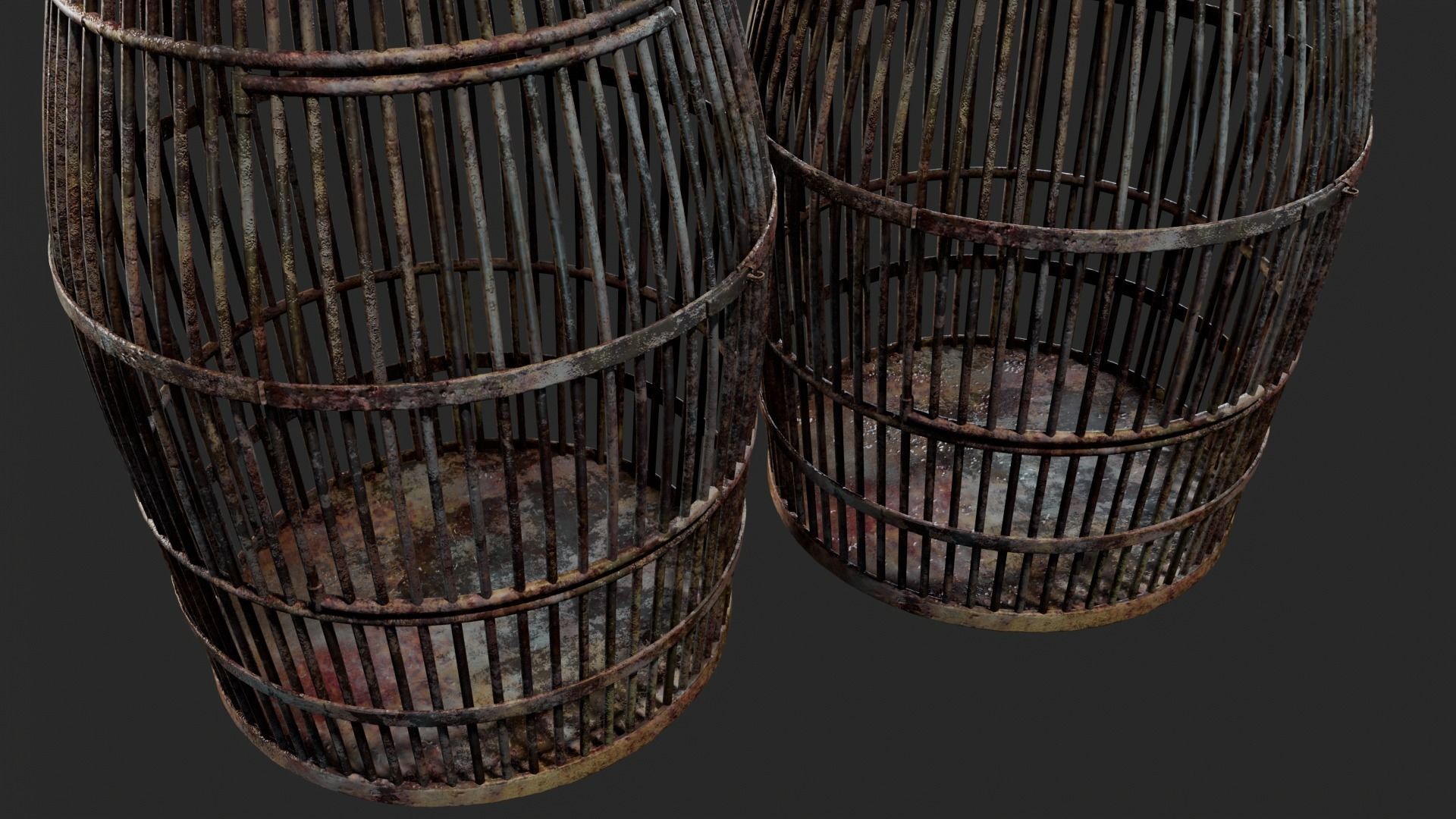 PIRATES - Bird Cage 02 - NANITE Low-poly 3D model_4