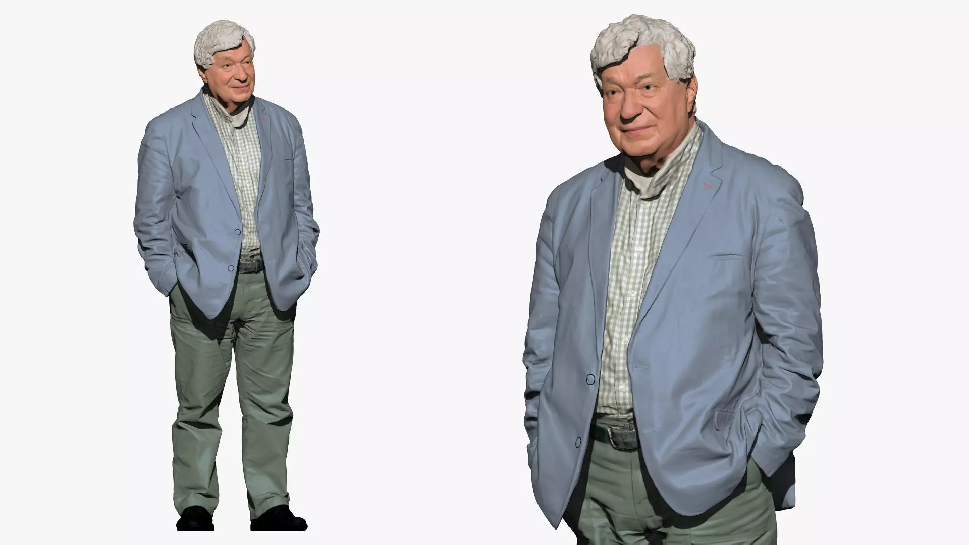 S00043 Old man  3D model_0