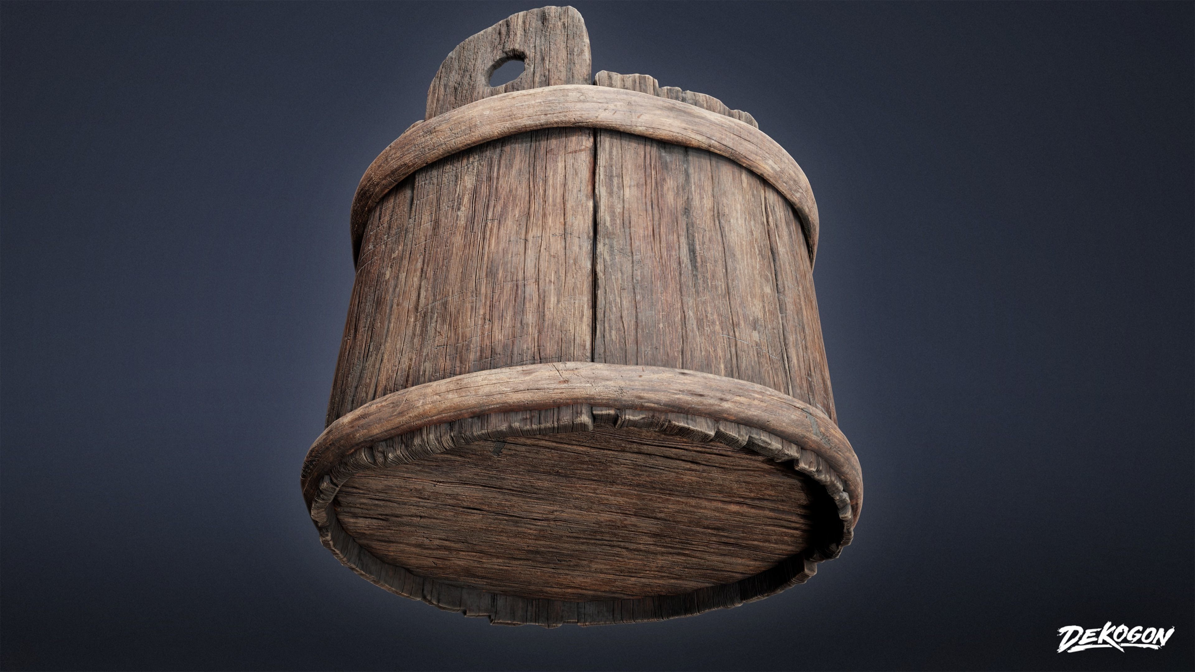 PIRATES - Bucket 01 Bucket 02 - NANITE Low-poly 3D model_10