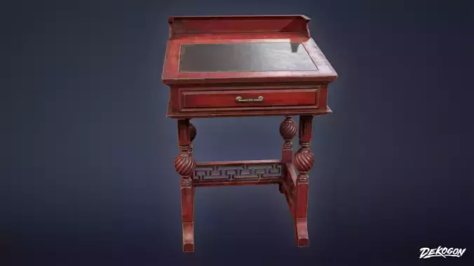 PIRATES - Victorian Desk 01 - NANITE AND LOW POLY