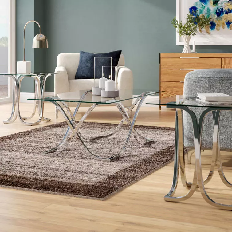 Bingaman Piece Coffee Table Set 3D model_0