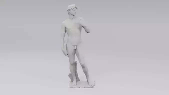 David by Michelangelo 3d model 