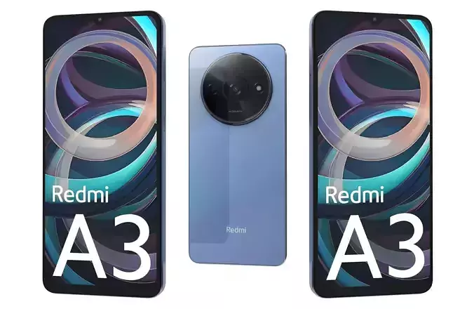 Xiaomi Redmi A3 Blue 3D model
