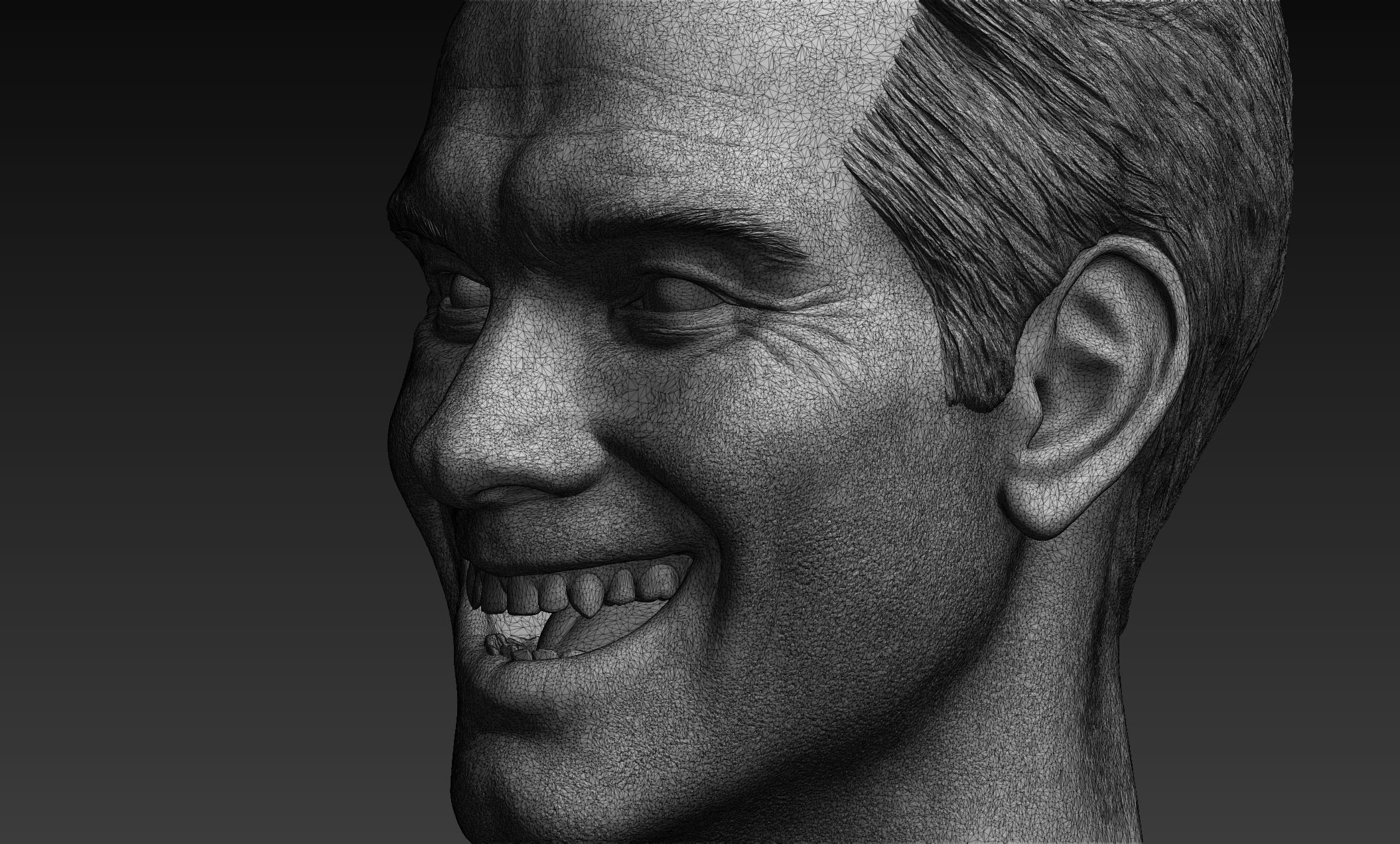 Homelander - Antony Starr Head 3D print model_8