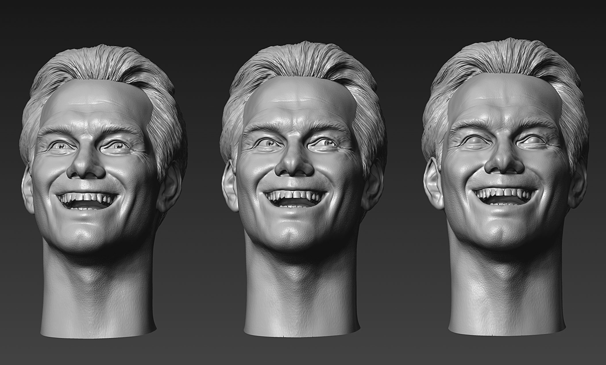 Homelander - Antony Starr Head 3D print model_5