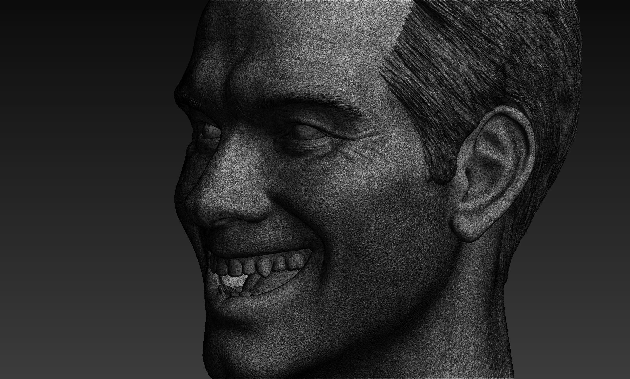 Homelander - Antony Starr Head 3D print model_7