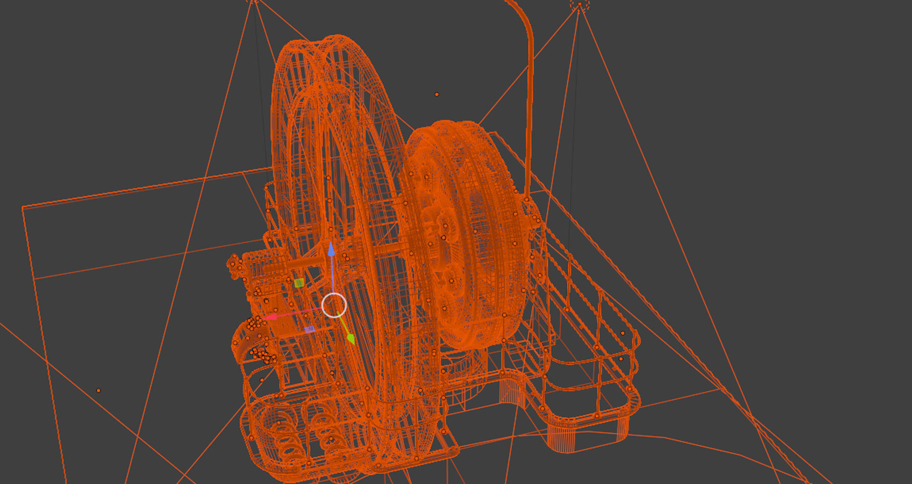 Dieselpunk Engine 3D model_7