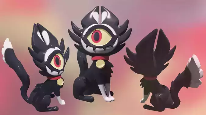 KEEKEE HAZBIN HOLEL KEY FIGURINE 3D print model