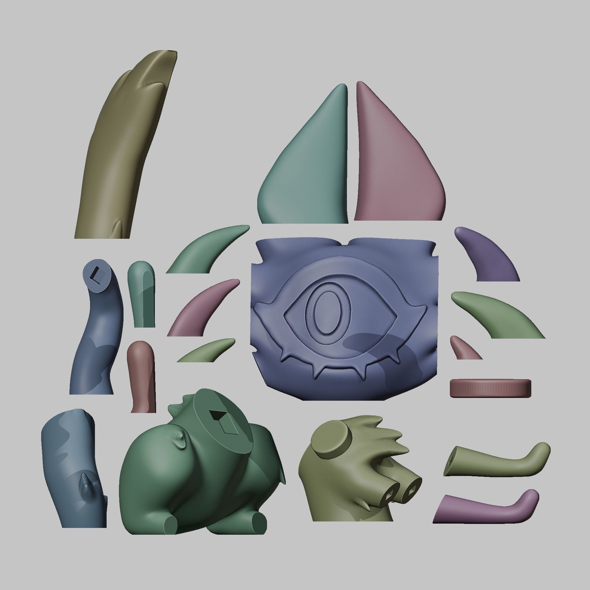 KEEKEE HAZBIN HOLEL KEY FIGURINE 3D print model_6