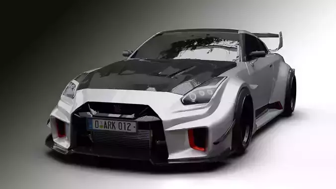 Nissan GTR R35 LB  3D model