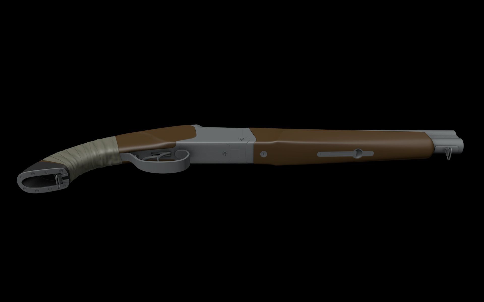 Gun IZH 27m 3D model_3
