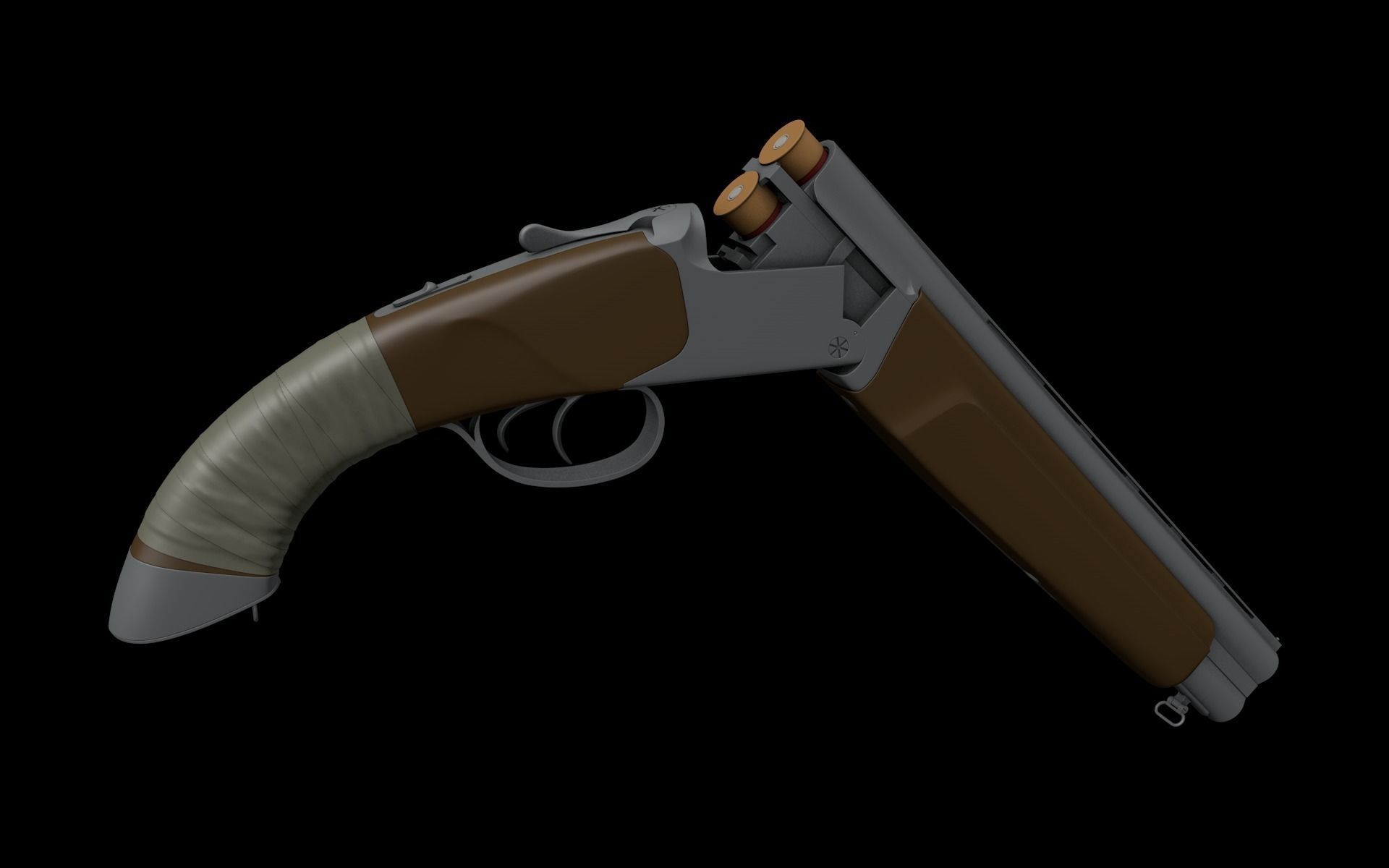 Gun IZH 27m 3D model_7