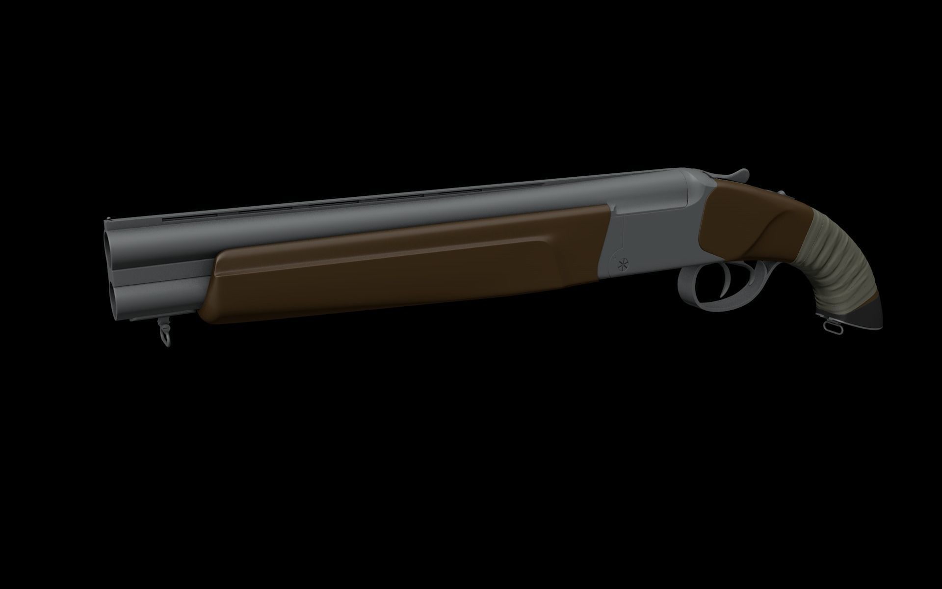 Gun IZH 27m 3D model_5