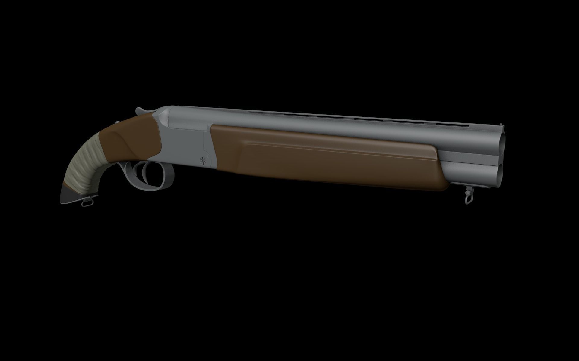 Gun IZH 27m 3D model_4