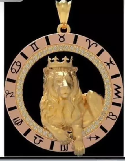 lion pendant 3D print model