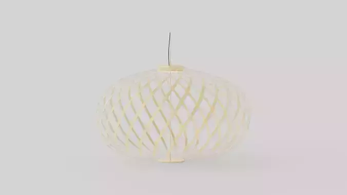 Spring Brass Large Ceiling Lamp