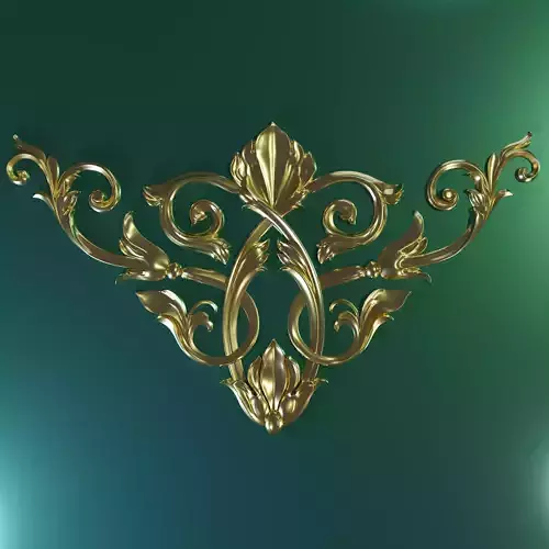 Decorative pattern ready for 3D printing