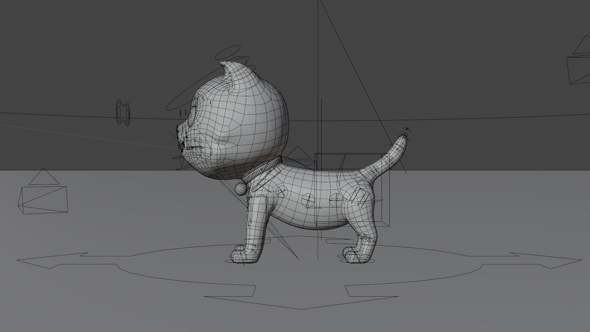 3D Cat Cartoon 3D model_12