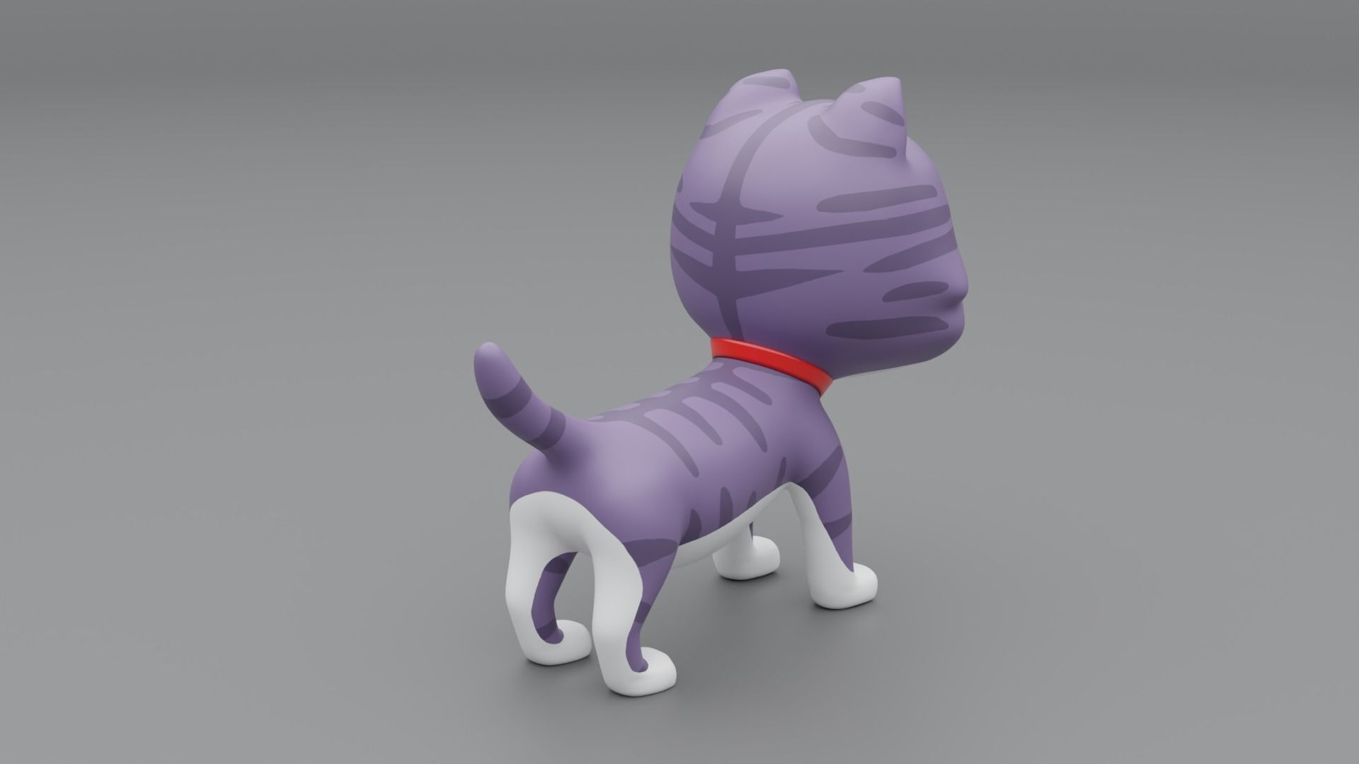 3D Cat Cartoon 3D model_7