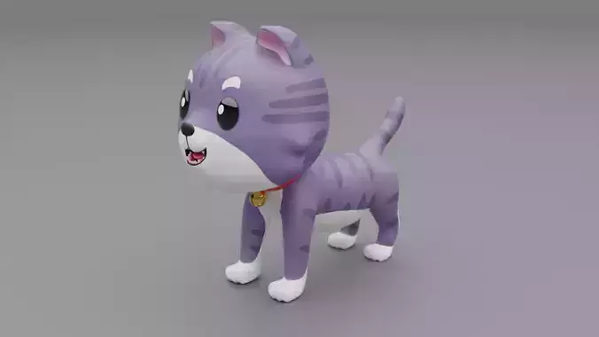 3D Cat Cartoon