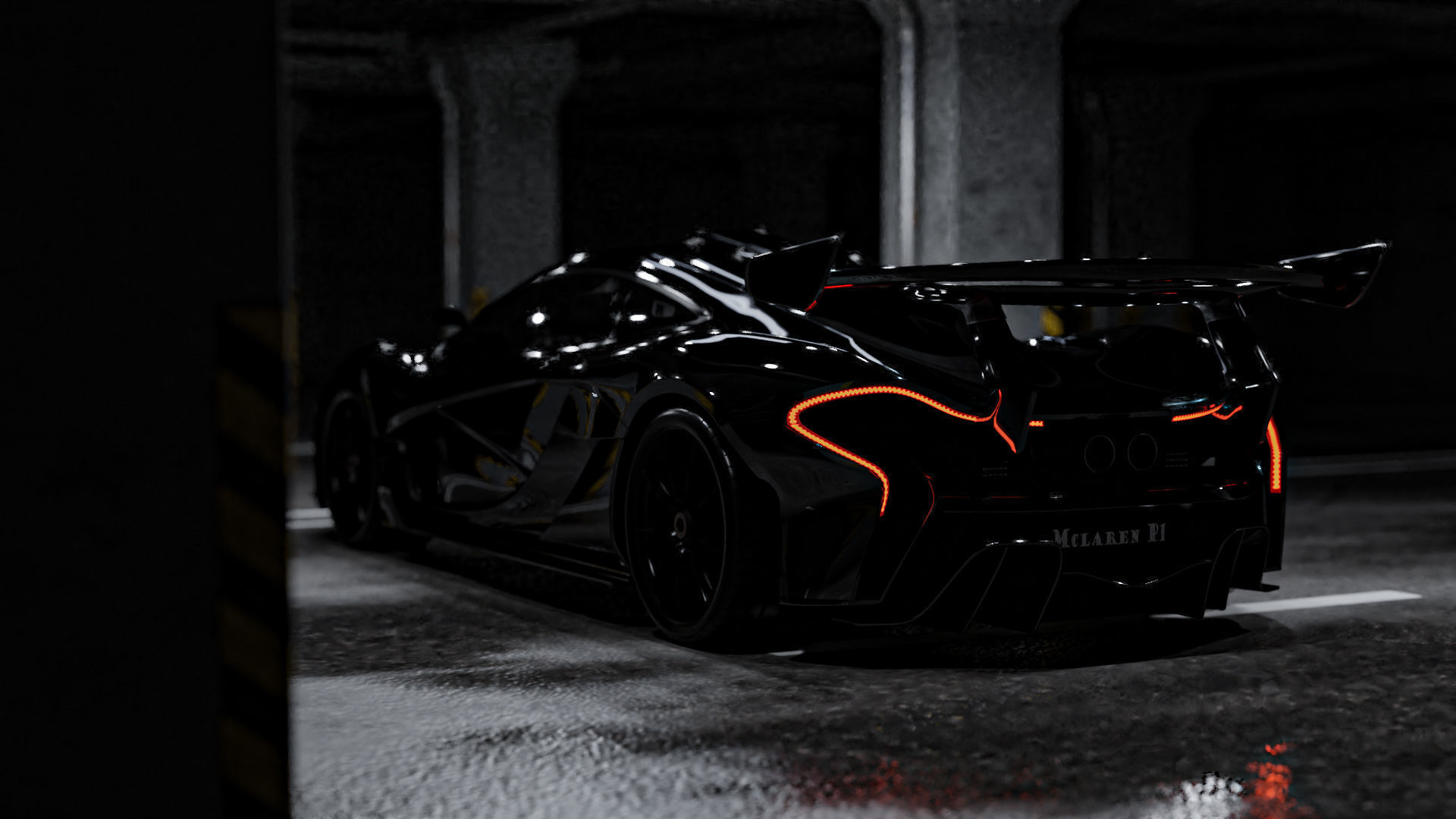 Mclaren P1 Free 3D model_5