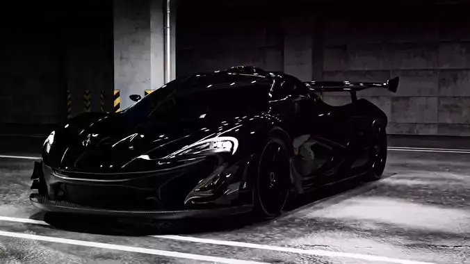 Mclaren P1 Free 3D model