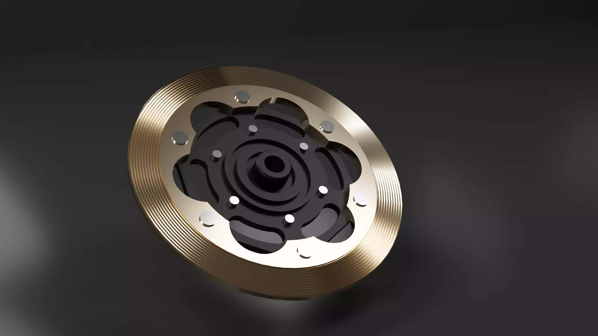 Replace brake disc for 1 12 bike 3D model_0