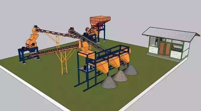 ROCK CRUSHER SAND 3D print model