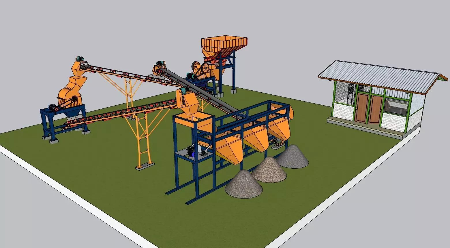 ROCK CRUSHER SAND 3D print model