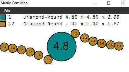 Peg Head Bypass Engagement Ring 3D print model_1