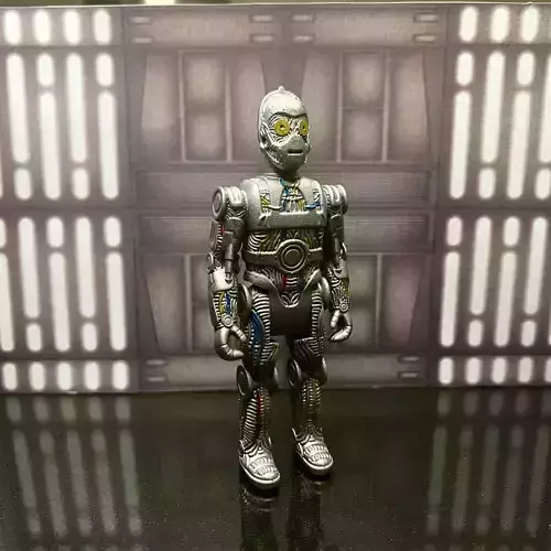c3po episode i star wars vintage toy kenner  3D print model