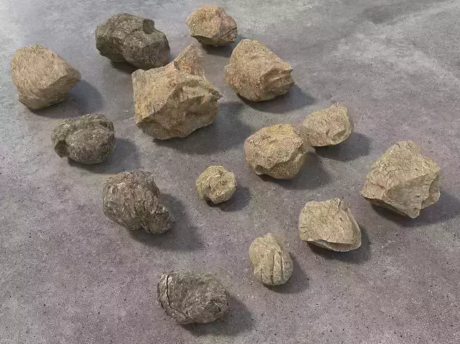 Stone Collection 3 3D model
