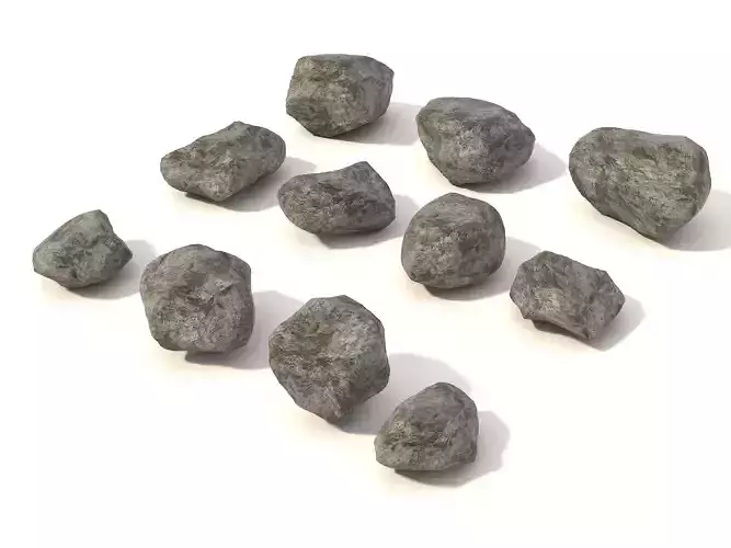 Stone Collection 4 3D model