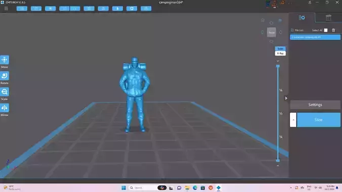 miniature campingman stl file 164