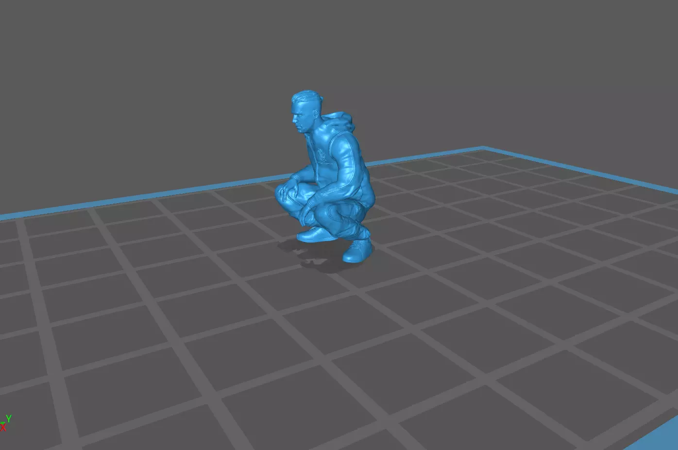 sittingman stl file 164 3D print model_0