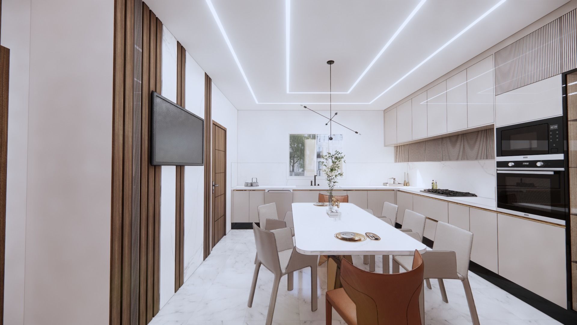 big 2 gloss kitchen Free 3D model_18