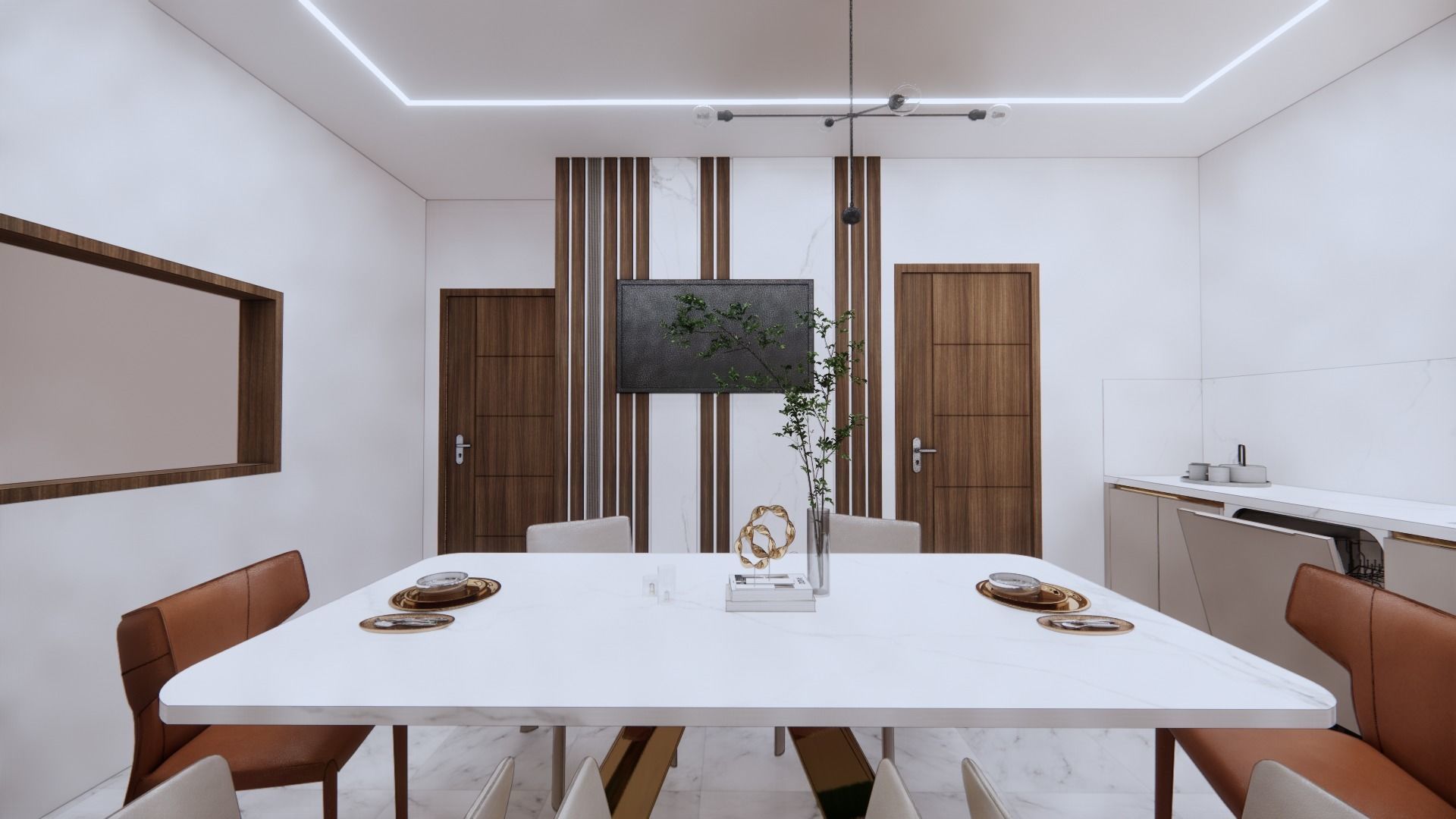 big 2 gloss kitchen Free 3D model_25