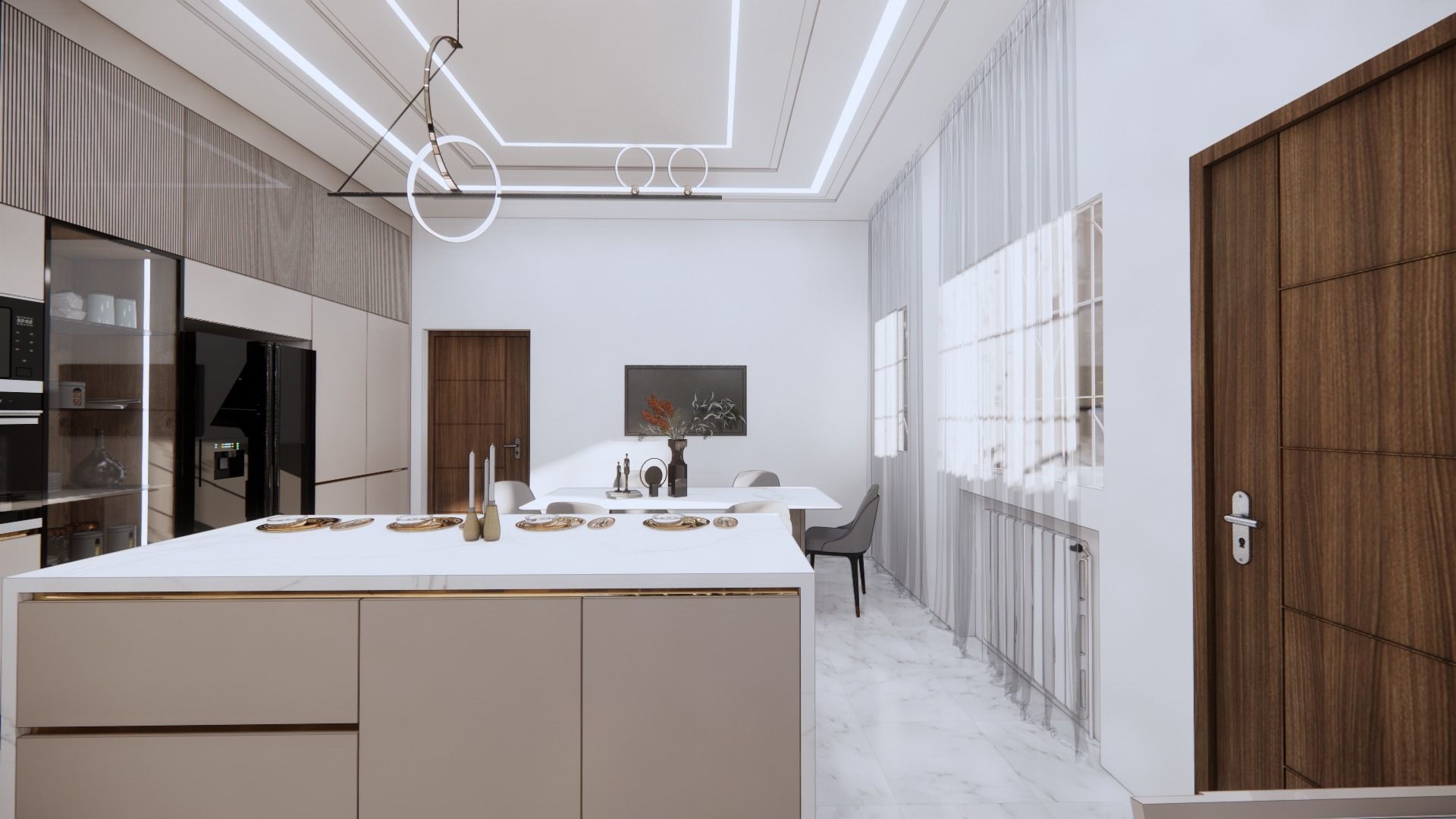 big 2 gloss kitchen Free 3D model_12