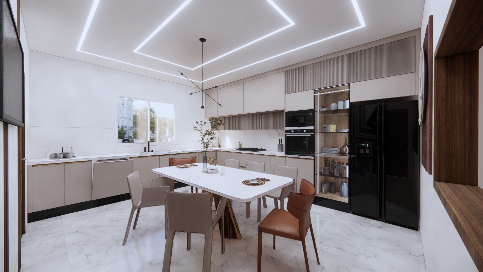 big 2 gloss kitchen Free 3D model_26